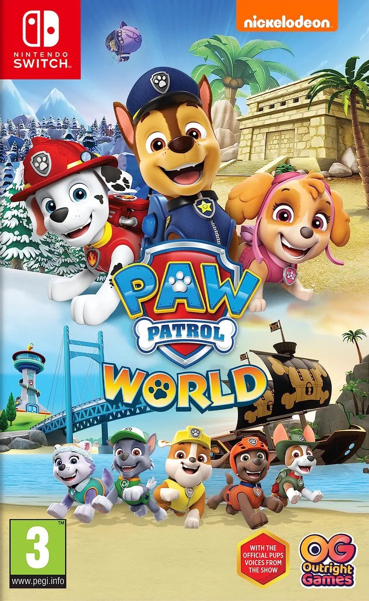 PAW Patrol World de Outright Games, Nintendo Switch – jaquette