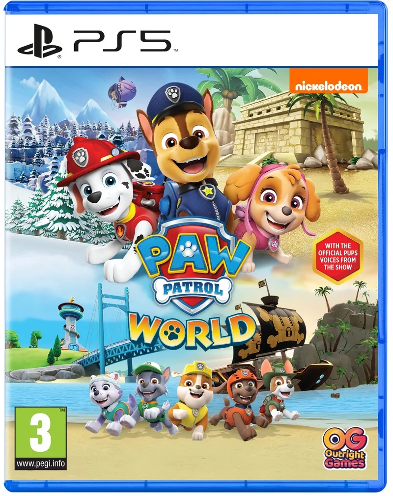 PAW Patrol World de Outright Games, PS5 – jaquette