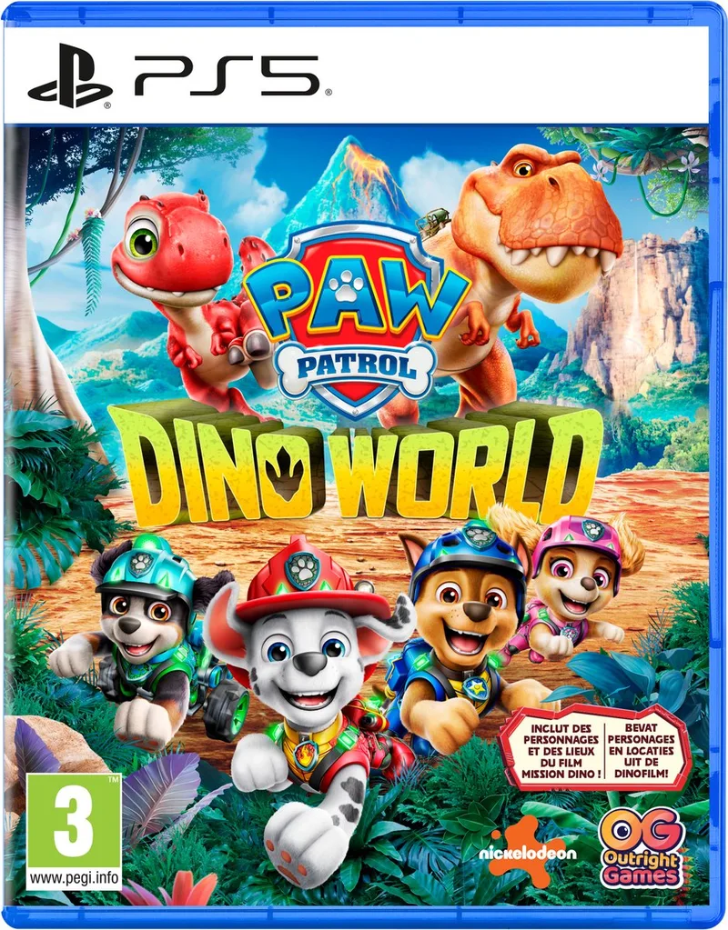 PAW Patrol™: Dino World van Outright Games, PS5 – cover