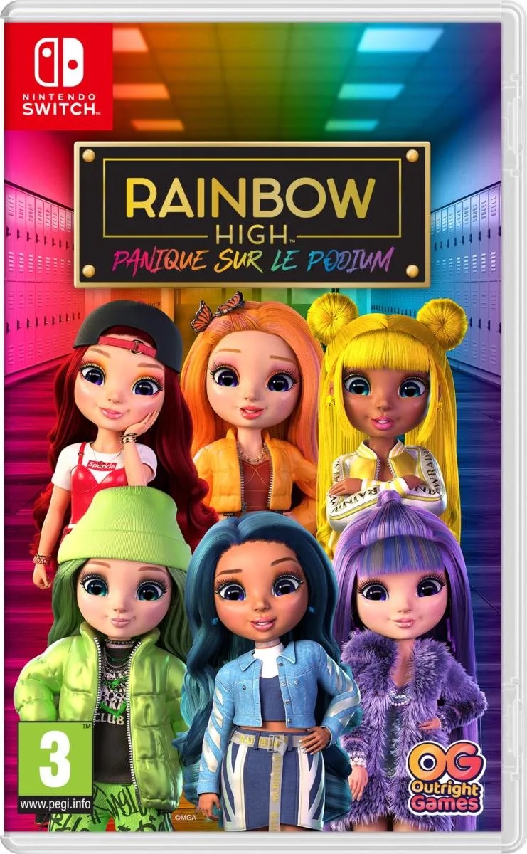 Rainbow High Panique sur le Podium by Outright Games, Nintendo Switch – cover