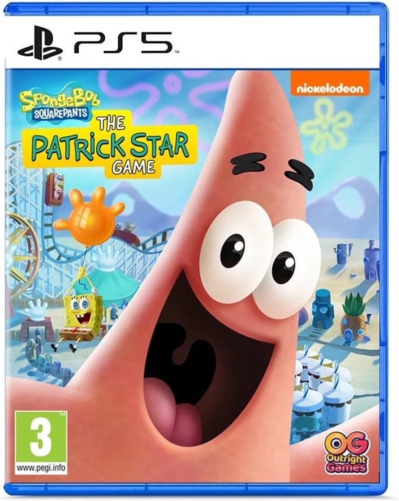 SpongeBob SquarePants: De Patrick Ster Videogame van Outright Games, PS5 – cover