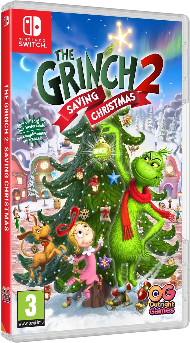 The Grinch 2: Saving Christmas van Outright Games, Nintendo Switch – cover