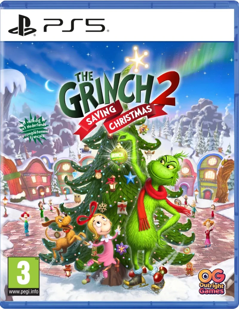 The Grinch 2: Saving Christmas van Outright Games, PS5 – cover