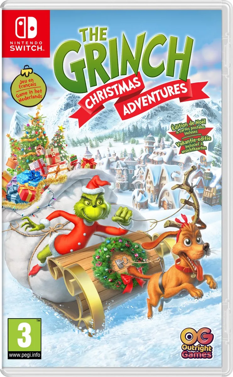 The Grinch: Christmas Adventures de Outright Games, Nintendo Switch – jaquette