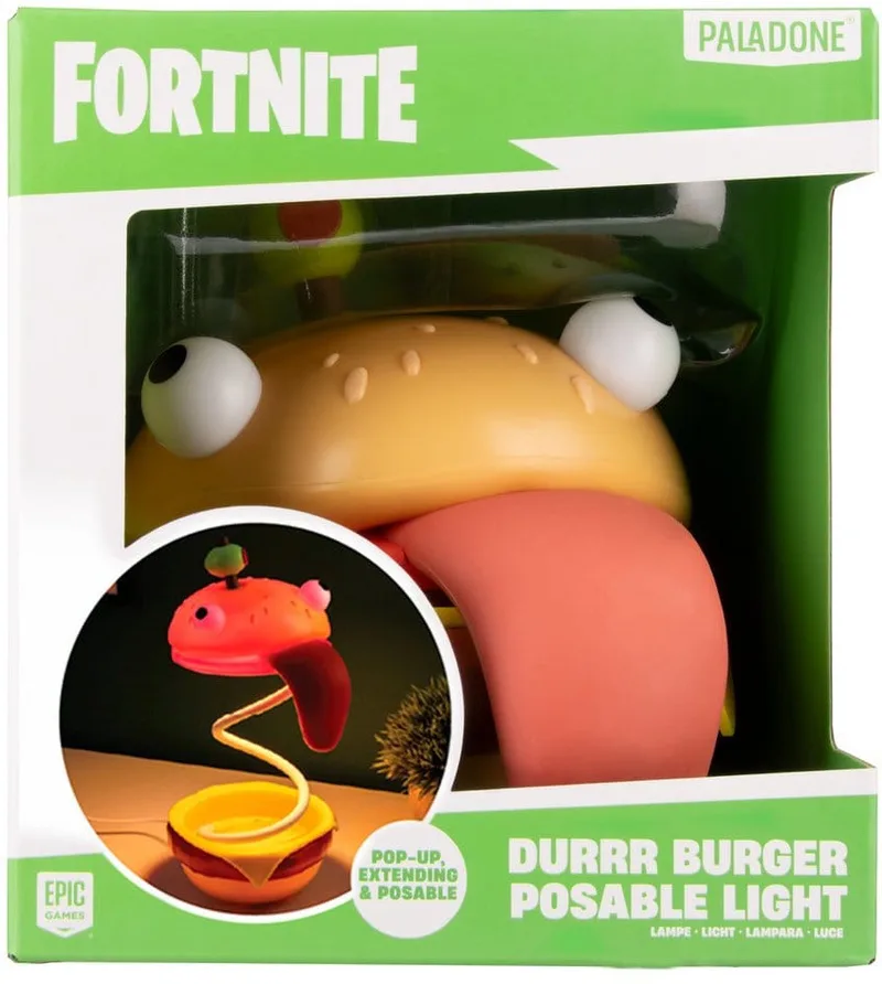 Fortnite Lamp - Durr Burger Posable Light van Paladone – cover
