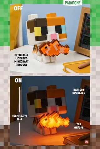 Minecraft Glo Buddies - Cat Light van Paladone – cover 3 van 5