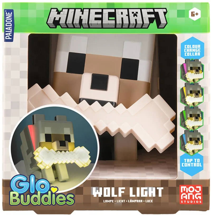 Minecraft Glo Buddies - Wolf Light van Paladone – cover