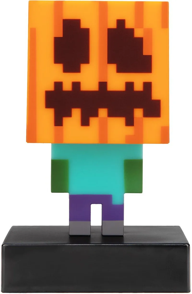Minecraft Halloween - Carved Pumpkin Zombie Icon Light van Paladone – cover