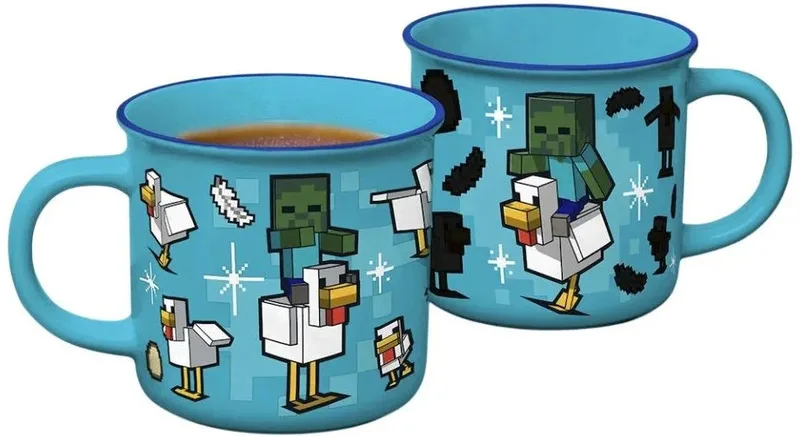 Minecraft Heat Change Mug - Chicken Jockey van Paladone – cover