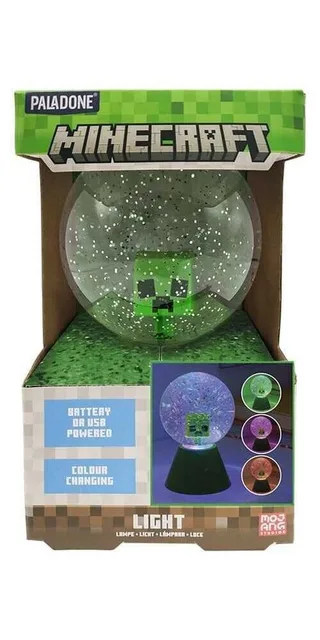 Minecraft Light LED Glitter Ball van Paladone – cover 3 van 5