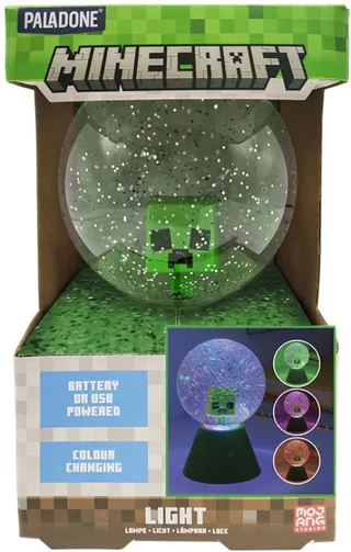 Minecraft Light LED Glitter Ball van Paladone – cover 1 van 5