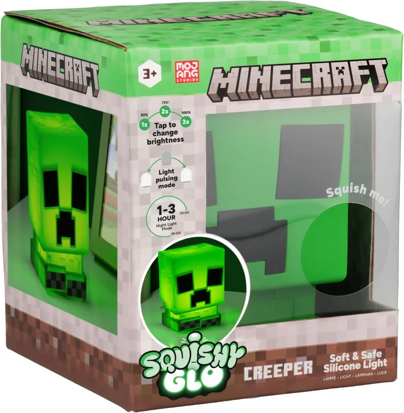 Minecraft Squishy Glo - Creeper van Paladone – cover