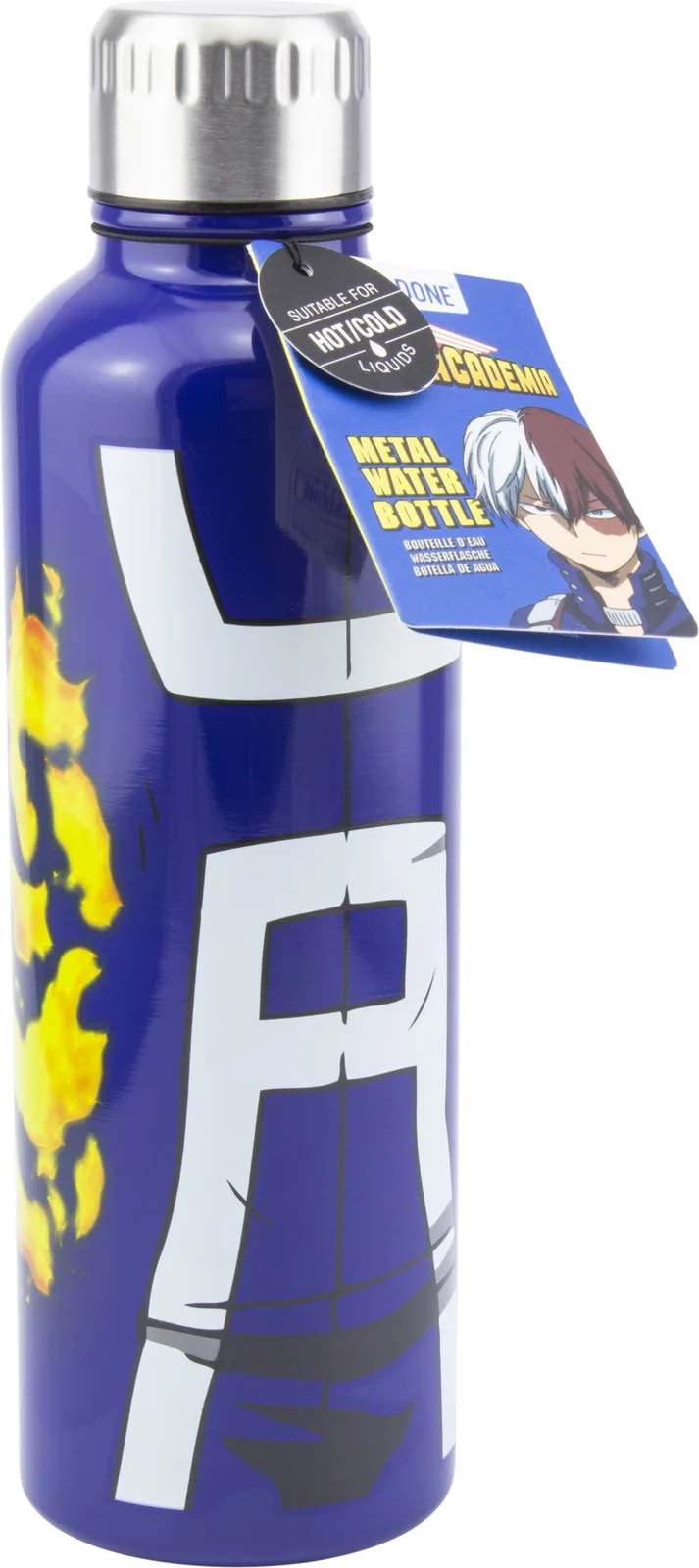 My Hero Academia - Metal Water Bottle by Paladone – cover