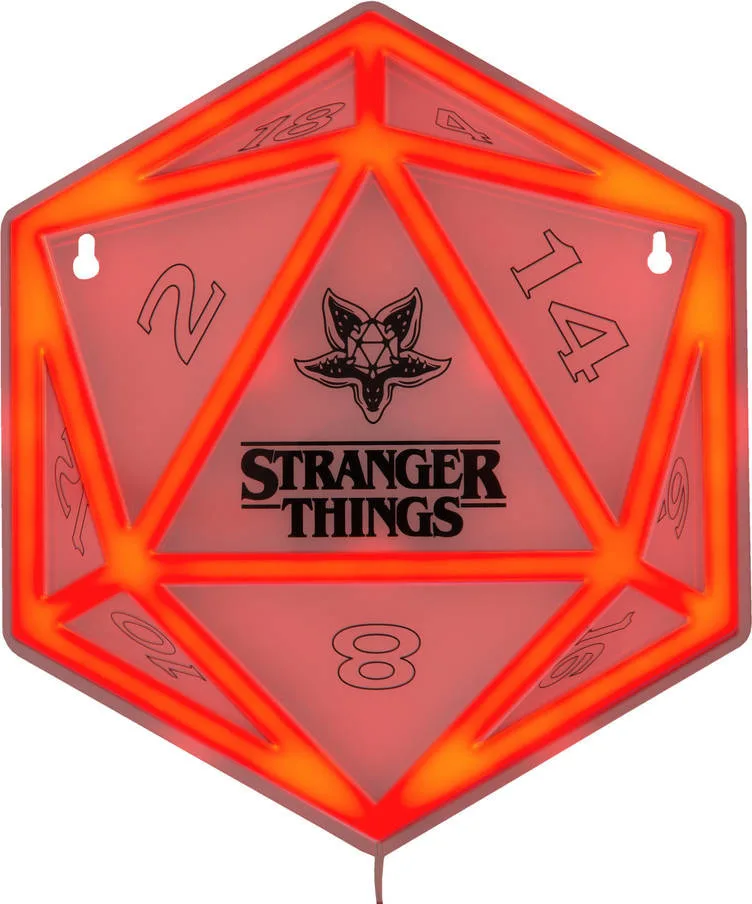 Stranger Things - D20 LED Neon Light by Paladone – cover