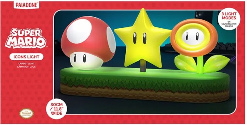 Super Mario - Icons Light (3 light modes) by Paladone – cover 1 of 5