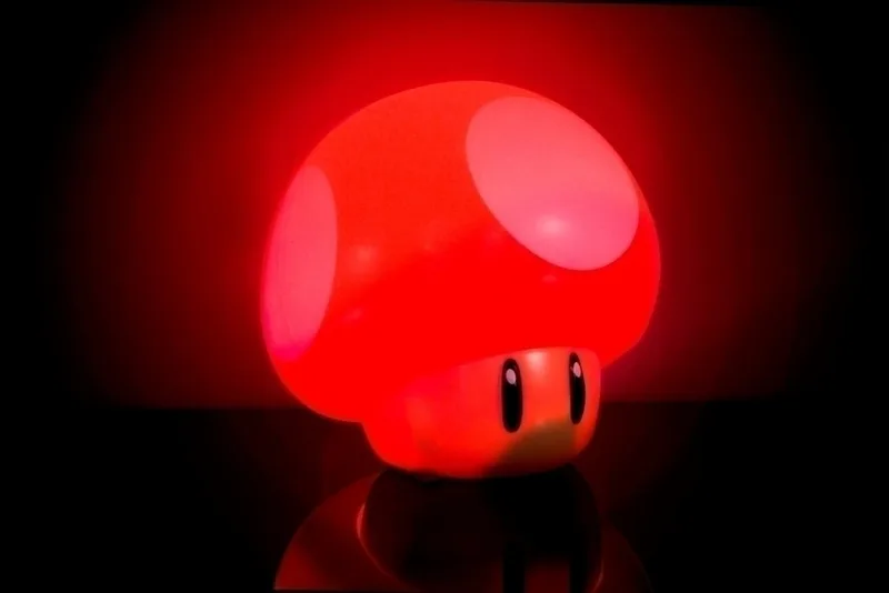 Super Mario - Mushroom Light with Sound de Paladone – jaquette