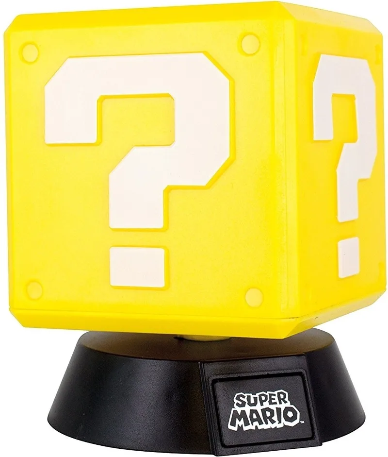 Super Mario - Question Block Icon Light de Paladone – jaquette
