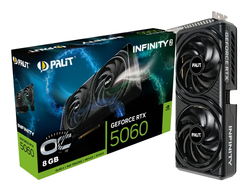 GeForce RTX 5060 Infinity 2 OC - Videokaart by Palit – cover