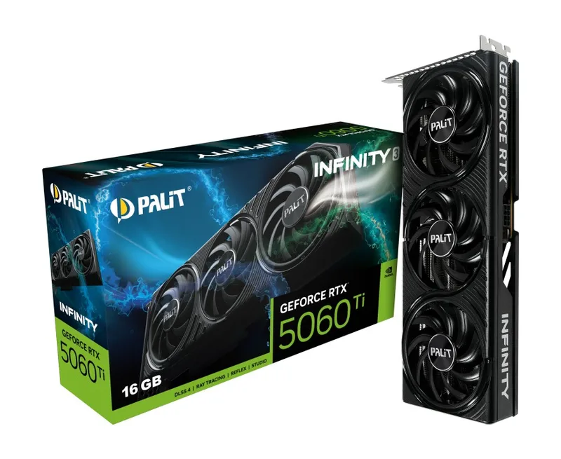 GeForce RTX 5060 Ti Infinity 3 16GB - Videokaart van Palit – cover