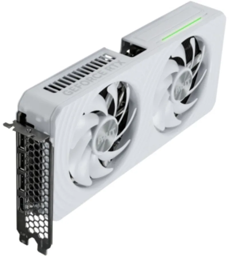 NVIDIA GeForce RTX 5060 Ti OC - Videokaart - 8GB - GDDR7 - PCIe 5.0 - 1x HDMI 2.1b - 2x DisplayPort 2.1 van Palit, Wit – cover