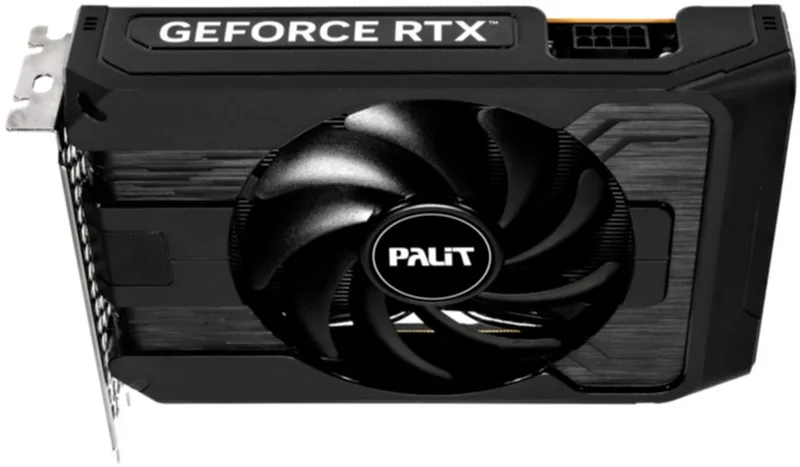 StormX NVIDIA GeForce RTX 5050 - Videokaart - 8GB - GDDR6 - PCIe 5.0 - 1x HDMI 2.1b - 2x DisplayPort 2.1 van Palit, Zwart – cover