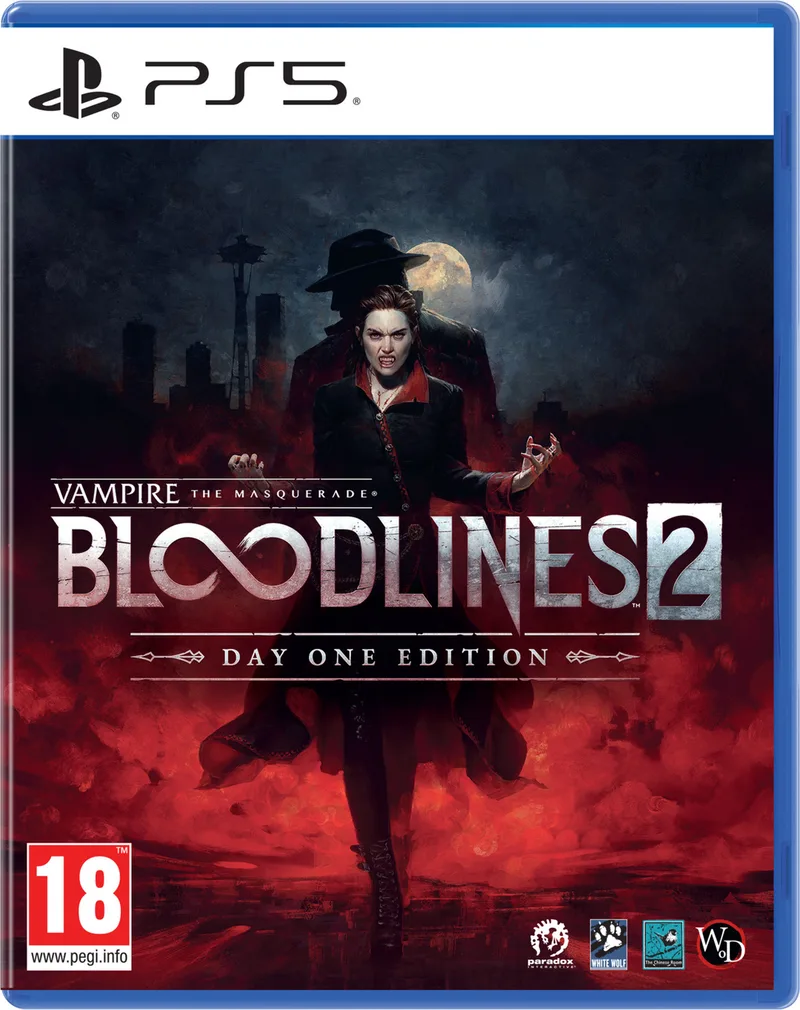 Vampire the Masquerade Bloodlines 2 - Day One Edition van Paradox Interactive, PS5 – cover