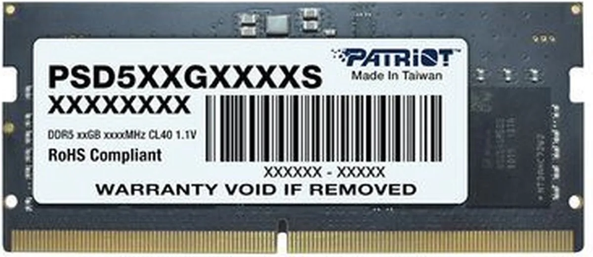 Signature Line Premium Patriot geheugenmodule 34 GB 1 x 24 GB DDR5 fra Patriot – cover