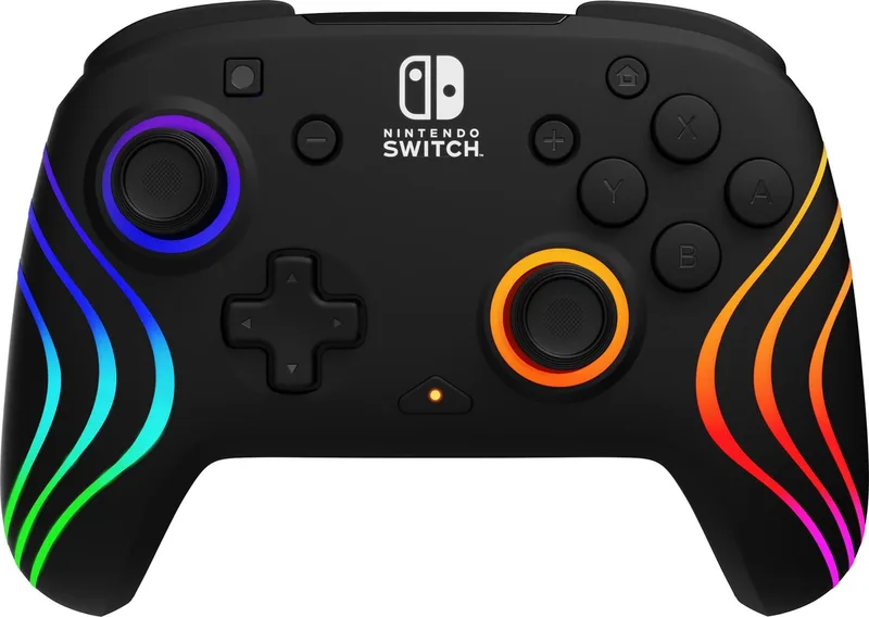 Afterglow WAVE Draadloze Controller - RGB - Back Buttons - Nintendo Switch/OLED van PDP, Zwart – cover