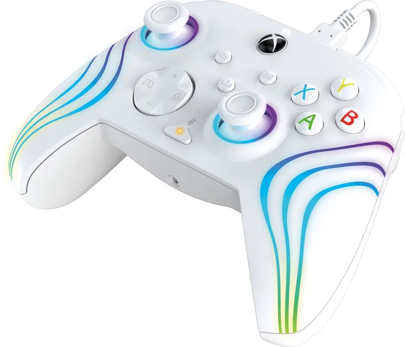 Afterglow WAVE - Gaming Controller - RGB - Programeerbare Knoppen - Xbox Series X | S by PDP, White – cover