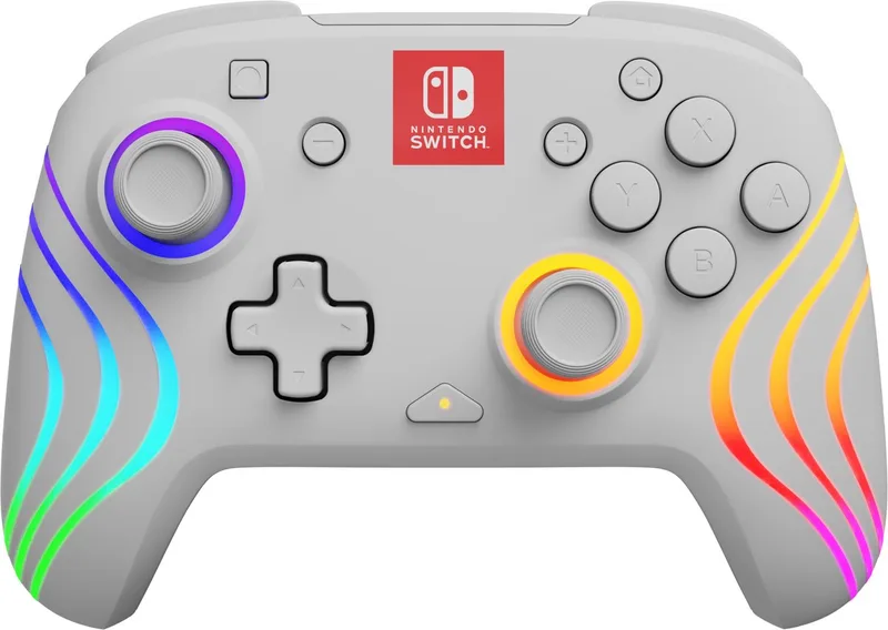 AfterGlow Wave - Nintendo Switch Controller - USB Analoog/digitaal van PDP, Wit – cover