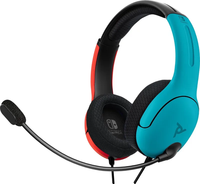 Airlite - Gaming Headset - Stereo - Geschikt voor Nintendo Switch/Switch OLED - Blauw/Rood van PDP, Blauw – cover