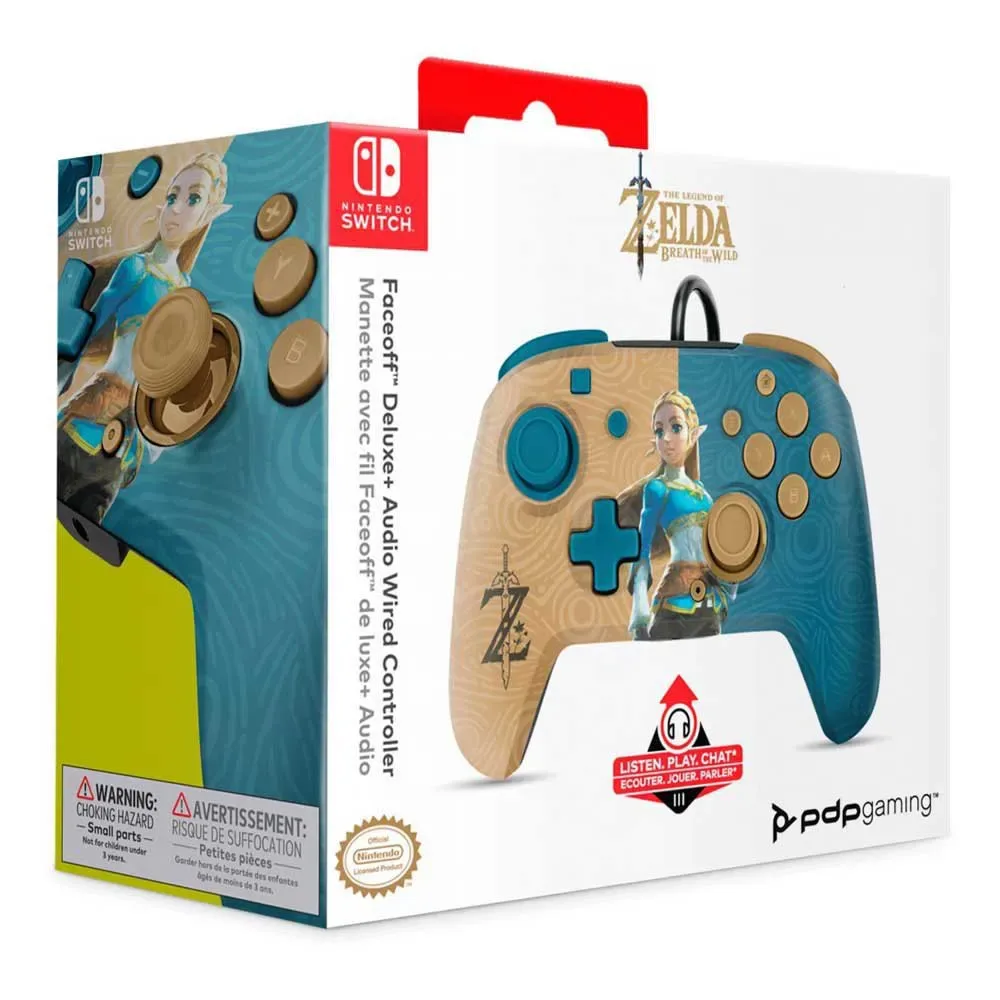 Manette Nintendo Switch Faceoff Zelda Breath Of The Wild de PDP – jaquette