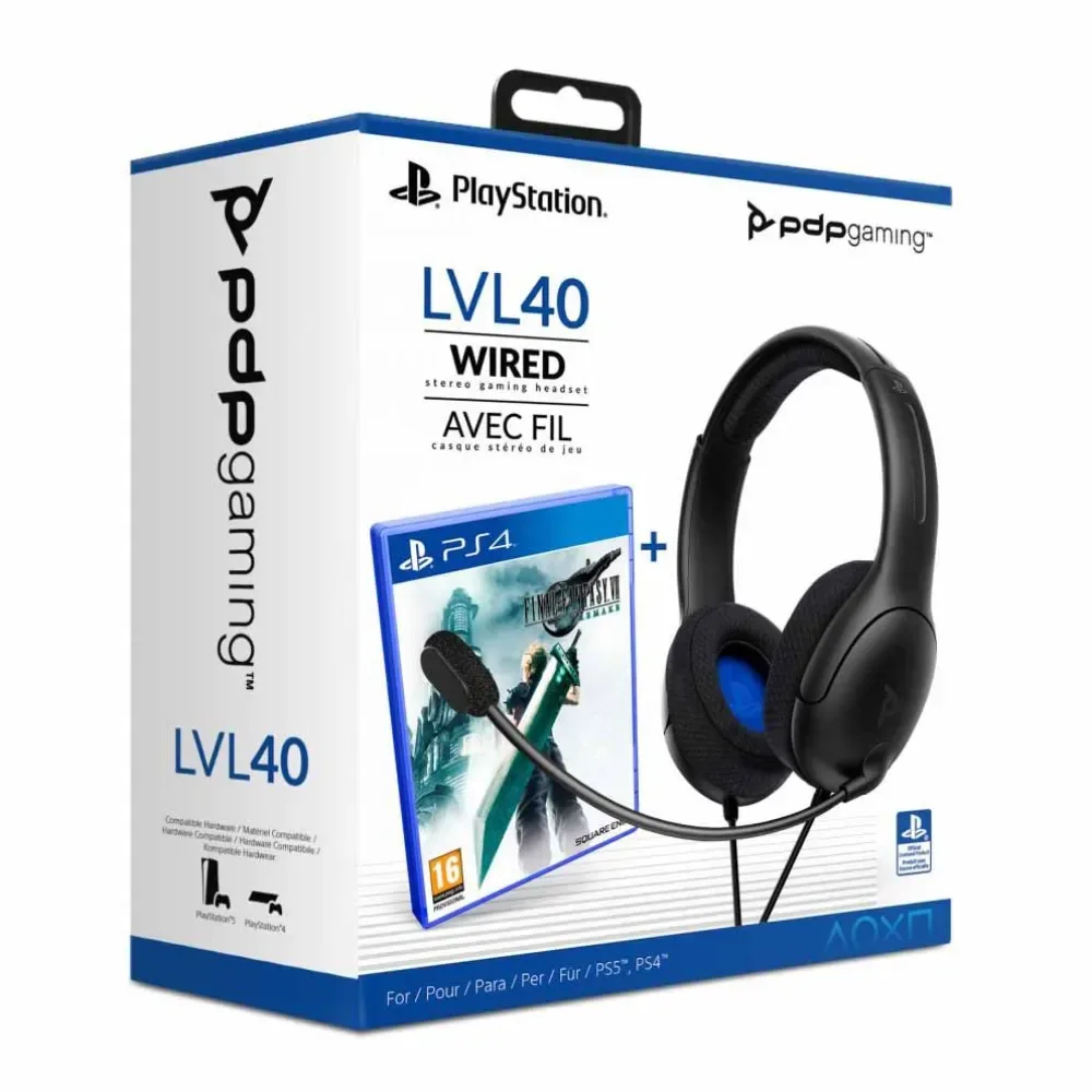 Casque Lvl40+ Vii Et Jeu Vidéo Final Fantasy de PDP – jaquette