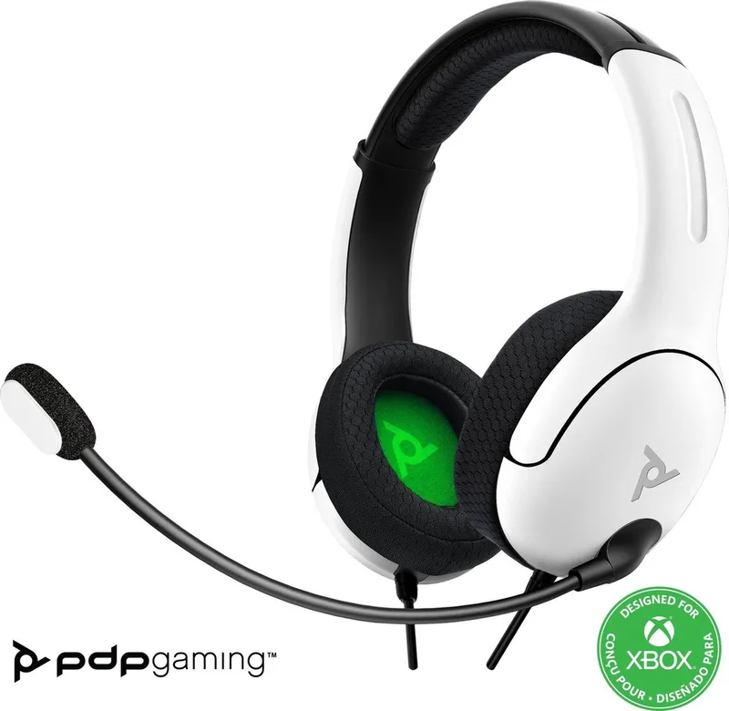 Gaming LVL40 Wired Gaming Headset - White (Xbox Series X) van PDP, Wit – cover