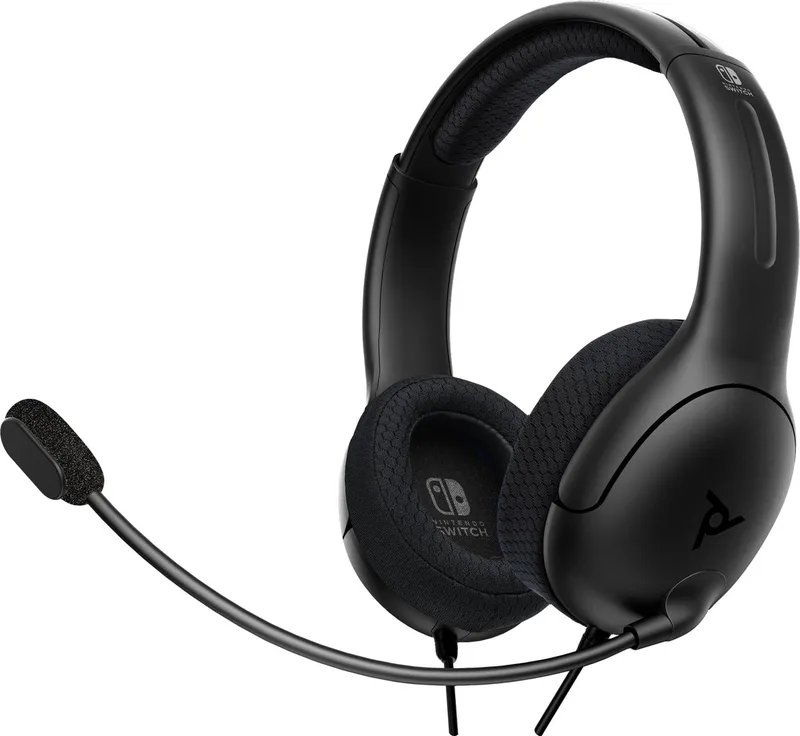 Gaming LVL40 Wired Stereo Headset - Black (Nintendo Switch/Switch OLED/Switch Lite) de PDP, Noir – jaquette