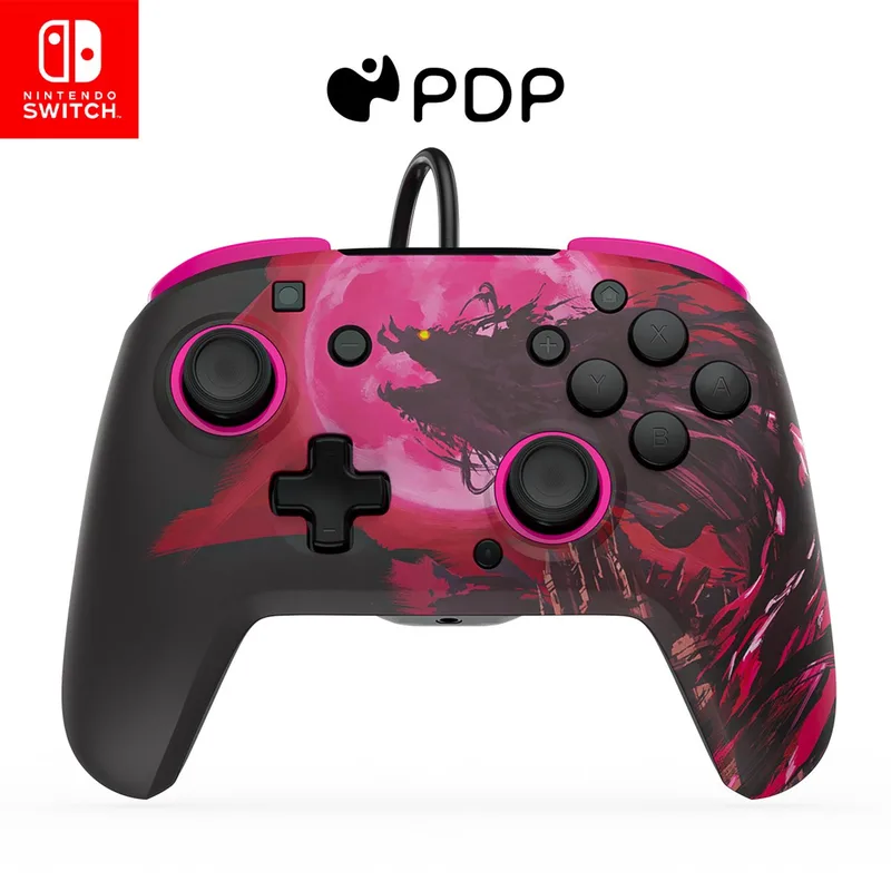 Gaming Rematch Bedrade Controller - USB - Nintendo Switch by PDP, Calamity Ganon – cover