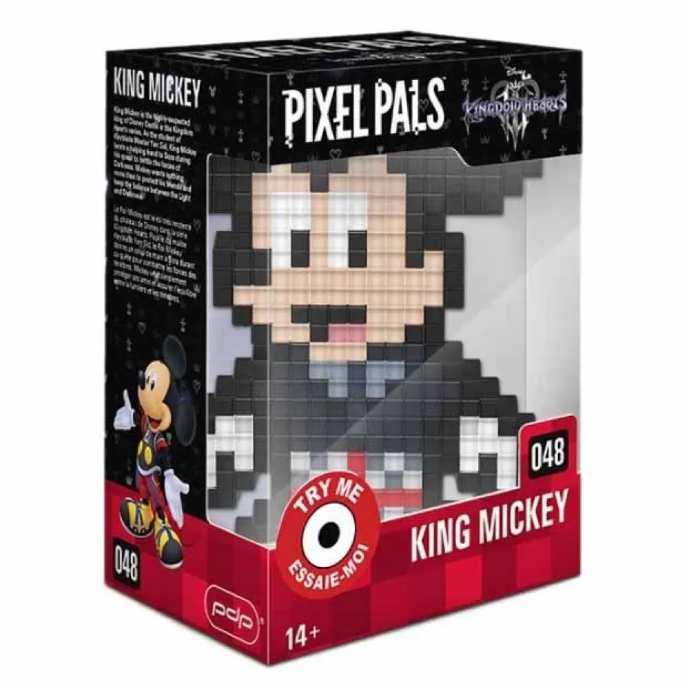Kingdom Hearts Mickey Pixel Pals King-figur fra PDP – cover