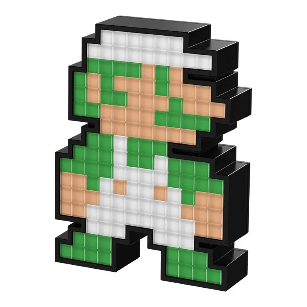 Nintendo Mario Pixel Pals Bros 8-bit Luigi-figur fra PDP – cover
