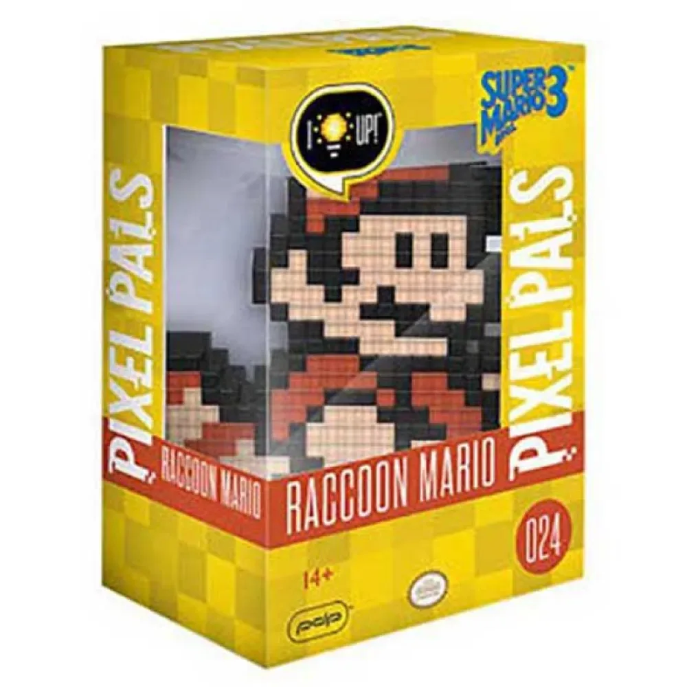 Figurine Pixel Pals Raccon Mario 15 Cm de PDP – jaquette