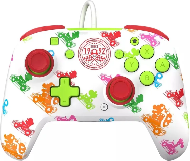 REMATCH Bedrade Gaming Controller Mario Kart Racers voor Nintendo Switch en Switch OLED van PDP, Meerkleurig – cover