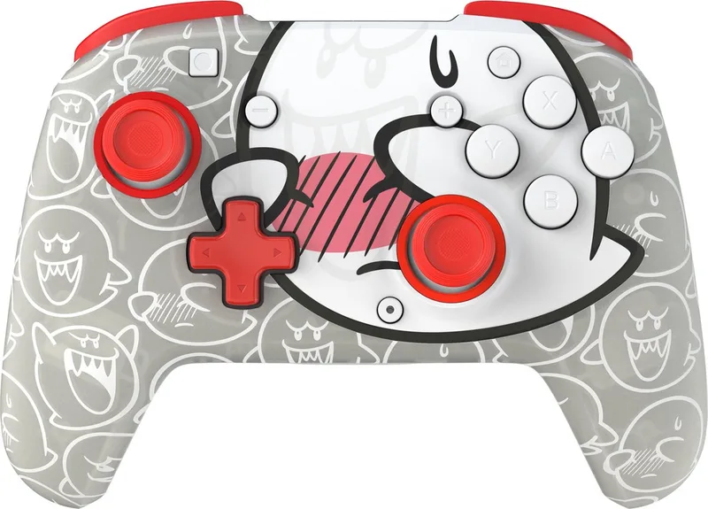Rematch Glow - Draadloze Gaming Controller - Jack - Geschikt voor Nintendo Switch - Boo-Hoo van PDP, Boo Hoo – Glow in the Dark – cover