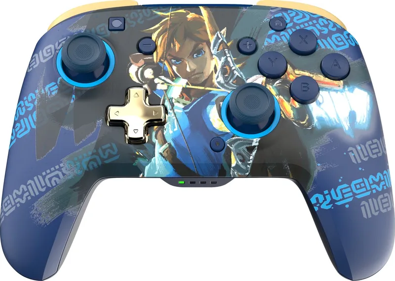 Rematch Glow - Draadloze Gaming Controller - Jack - Geschikt voor Nintendo Switch van PDP, Link Hero – cover