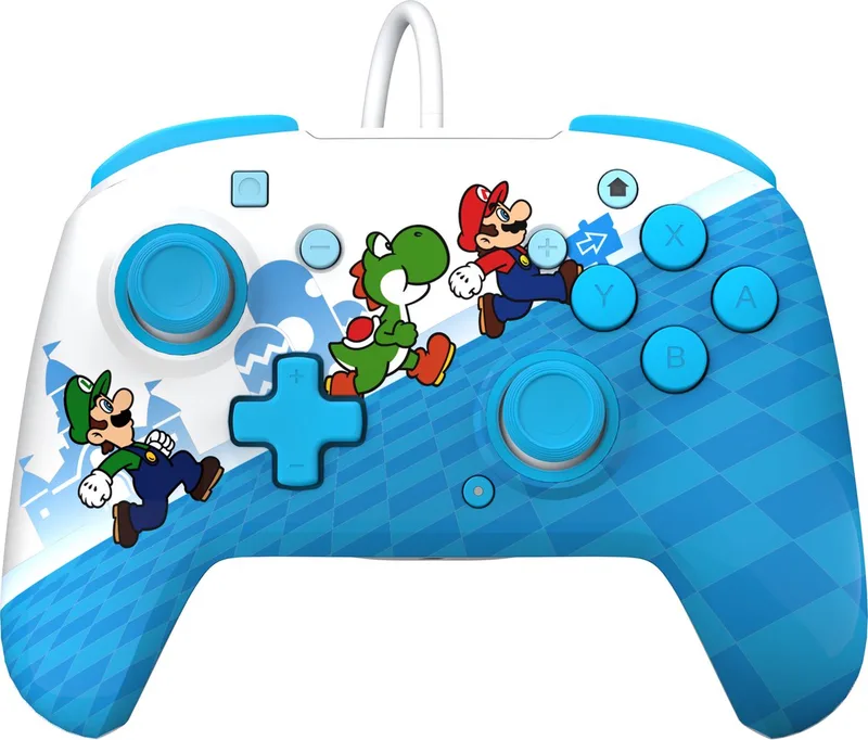 Rematch Glow - Gaming Controller - Jack - Geschikt voor Nintendo Switch/OLED van PDP, Mario Escape – cover