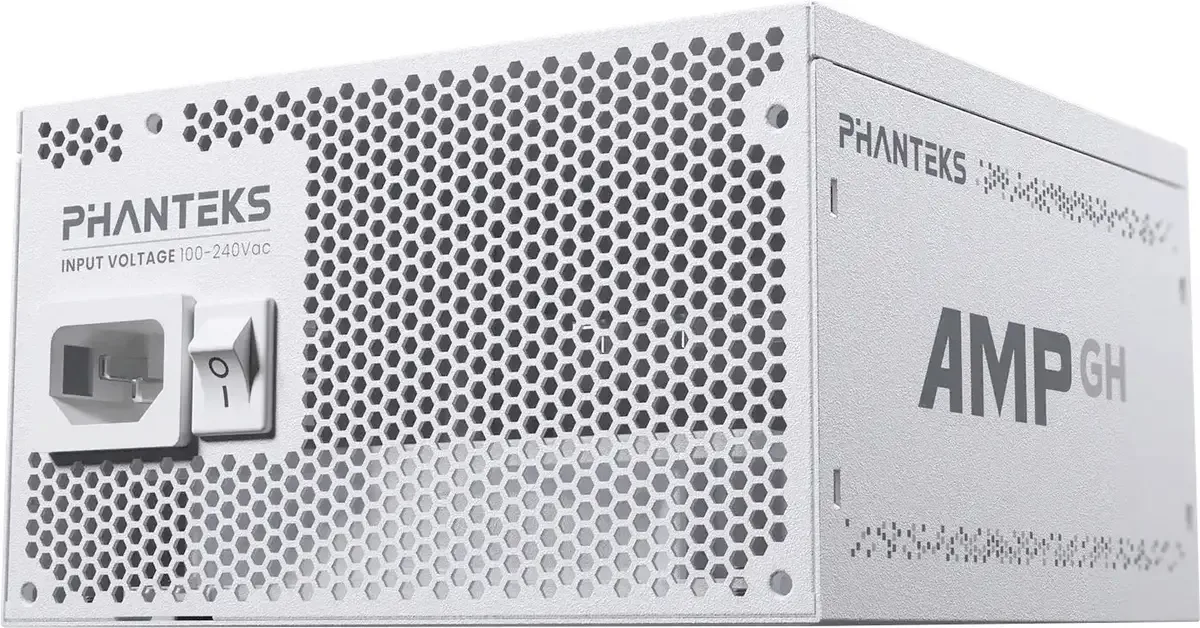 AMP GH V2 1200W 80 PLUS Platinum Netzteil, PCIe 5.1, ATX 3.1 - 1200 Watt, weiß by Phanteks – cover