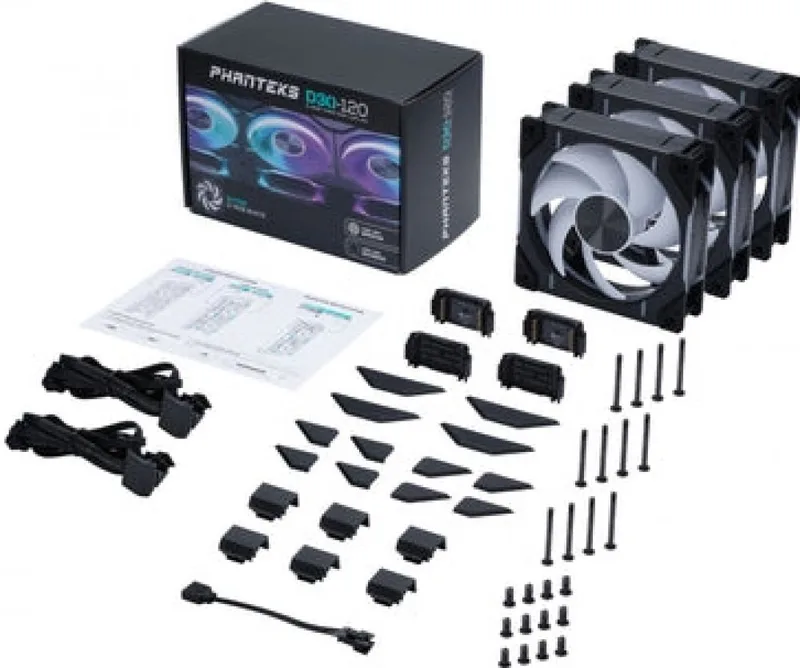 PH-F120D30 Regular Black 3-pack - Ventilator by Phanteks – cover