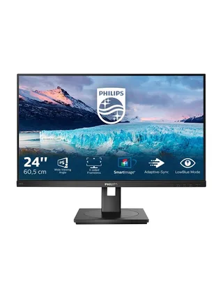 24" Philips S-line 242S1AE - 1920x1080 (FHD) - 75Hz - IPS van Philips, Zwart – cover 1 van 2