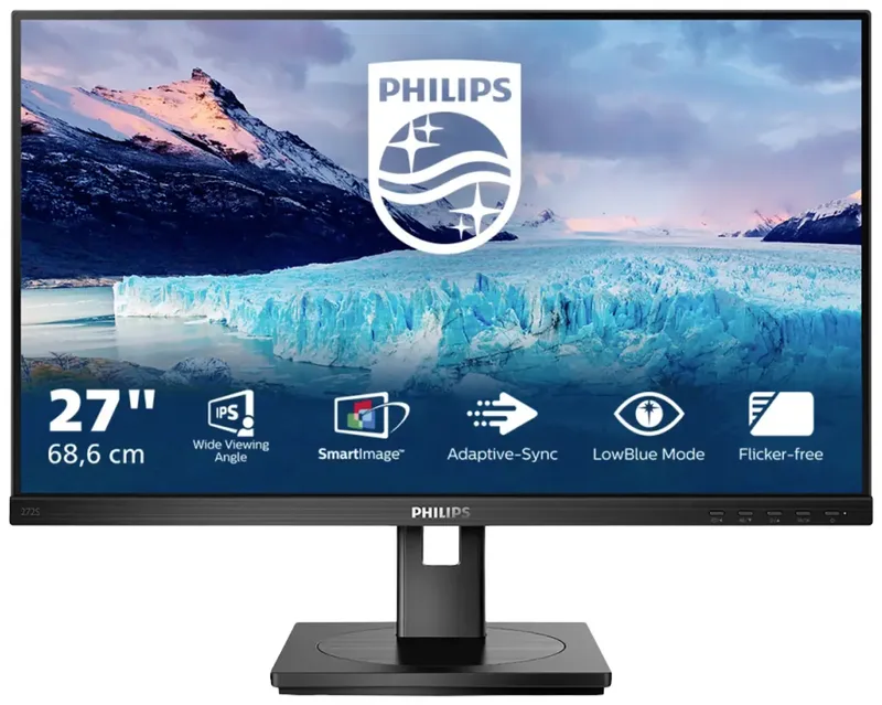 27" Philips S-line 272S1M - 1920x1080 (FHD) - 75Hz - IPS van Philips, Zwart – cover 2 van 2