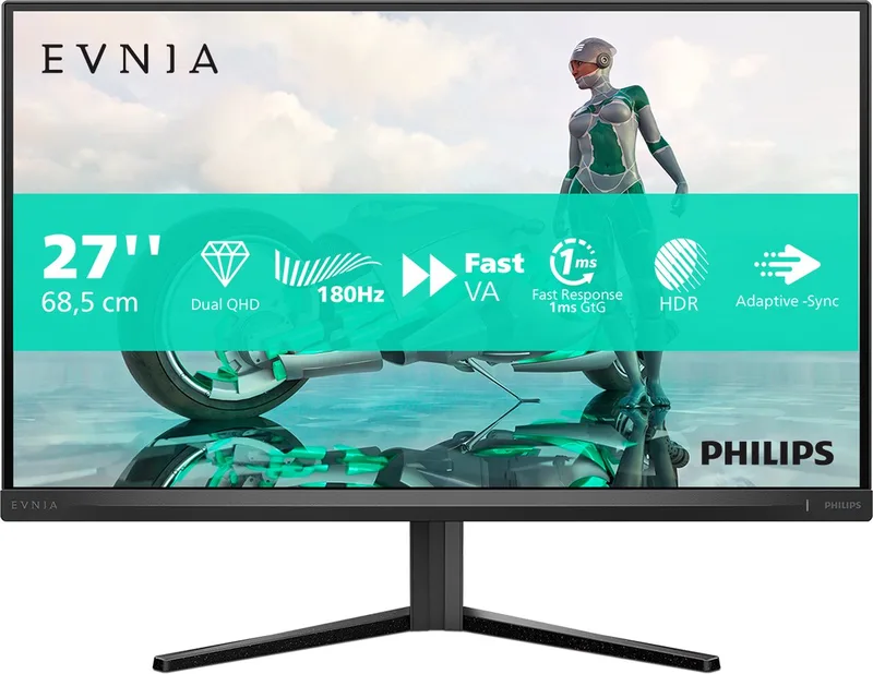 Evnia 27M2N3500NL - 27 inch QHD Gaming Monitor - 180Hz van Philips – cover