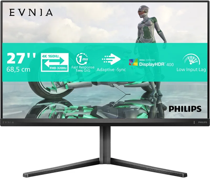 Evnia 27M2N3800A - 27 inch 4K Dual Mode Gaming Monitor - 160/320Hz van Philips – cover