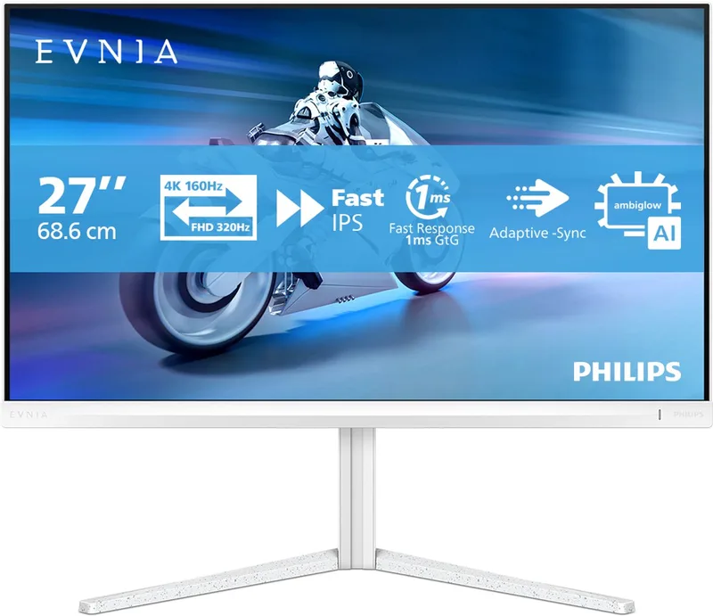 Evnia 27M2N5901A - 27 inch 4K Dual Mode Gaming Monitor - 160/320Hz - USB-C 65W van Philips – cover